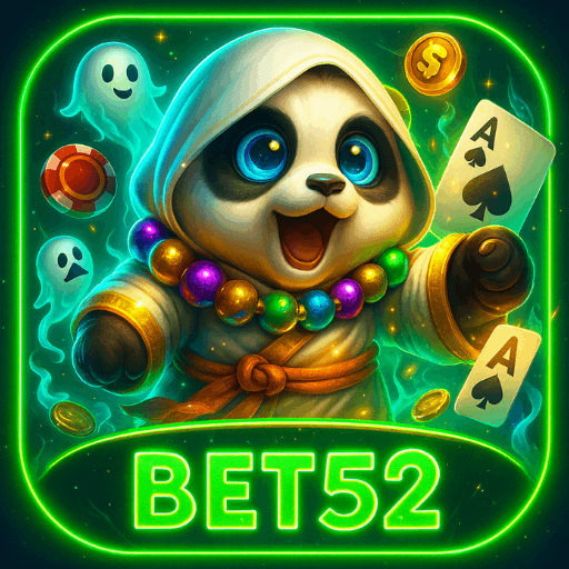 Imagem promocional da BET52 mostrando a plataforma e suas vantagens